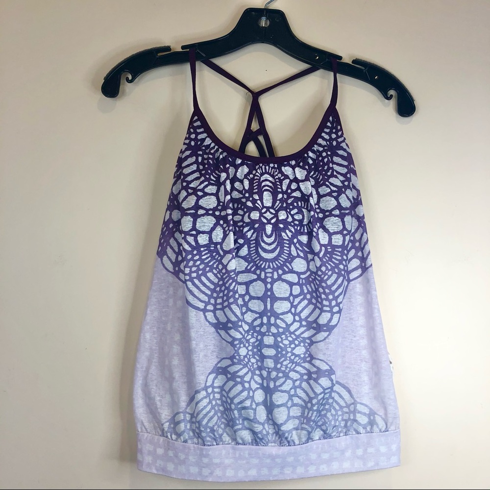 PRANA 🧘🏻‍♀️ Sz. S strappy yoga tank w/shelf bra